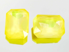 18x13mm Jonquil Aurora Crystal Rectangle