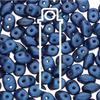 2x4mm Metallic Suede Blue Mini Duo Beads (8g) DU0423980-79031