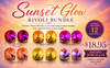 Sunset Glow Rivoli Bundle - 12 Rivoli's