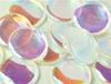 14mm Crystal AB Transparent Extra Low Cabochon (1 Piece)