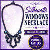 Silhouette Necklace PRINTED Pattern