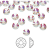SS30 Crystal AB Flat Back - 6pk