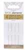 COLLAPSIBLE EYE NEEDLES EXTRA FINE 2.5IN .24MM-4/CD