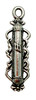Mezuzah Pewter Charm (1 Piece)