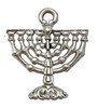 Menorah Pewter Charm (1 Piece)