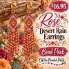 Rose Desert Rain Earring Bead Pack