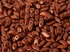 3x7mm Copper Storm Duo Beads (50 Beads)