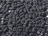 3x7mm Jet Storm Duo Beads (50 Beads)