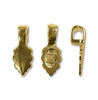 16mm Glue On Bail (2pk) Gold Plated