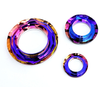 30mm Violet Blue Cosmic Rings (1 Piece)