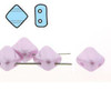 Pastel Light Rose 2-Hole Silky Beads