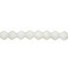 3mm White Jade Thunder Polish Bicone (144pk) #45