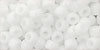Opaque White 6/0 Seed Beads (22 Grams) Toho 06-41