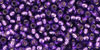 11/0 Silver Lined Purple TOHO Seed Beads (20 Grams) 11-2224