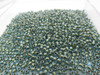 11/0 Inner Color Aqua / Gold Lined Seed Beads (20 Grams)