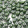 2.5x5mm Chalk Green Luster Super Duo Beads (8g) DU0503000-14459