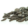 3x10mm Matte Dark Bronze Crescent Bead