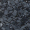 6mm Gunmetal Miyuki Bugle Beads