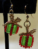 Christmas Package Earrings INSTANT DOWNLOAD Tutorial