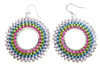Circular Brick Stitch Earrings INSTANT DOWNLOAD Pattern