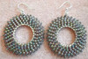 Circular Brick Stitch Earrings INSTANT DOWNLOAD Pattern