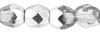 3mm Silver Fire Polished Glass Rounds (100 Beads)
