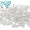 8 Grams 3x6mm Chalk Trinity Beads TRT36-03000