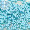 3x6mm Infinity Beads - Pastel Aqua