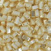 Ivory Pearl Ceylon Half Tila Beads (TLH592) 7.2g