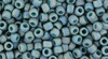 8/0 Semi Glazed RBW Turquoise Toho Seed Beads (22 Grams)