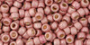 8/0 Toho Permafinish Matte Galvanized Peach Coral Seed Beads (20 Grams) 08-PF552F