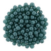 3mm Matte Teal Glass Pearls (100pk)