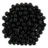 3mm Jet Druk Glass Pearls (100pk)