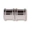 8mm ID Silver Plated Magnetic End Clasp (1 Set)