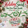 Holiday Swirl Three Drop Peyote Instant Download PDF Pattern