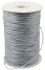 Korean Waxed Polyester Cord, Bead Cord, Light Grey, 1.5mm(Sold Per Yard)