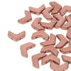 10x4mm Bronze Copper  2HL Chevron (30 beads) CHV10400030-01780