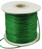 .5mm Green Waxed Polyester Cord - 10yds