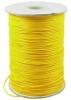 Korean Waxed Polyester Cord, Bead Cord, Yellow, 1.5mm(Sold Per Yard)