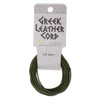 1.5mm Olive Greek Leather - 5 Meter