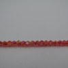 4mm Red AB Thunder Polish Crystal Bicones (144pk) 4BI12AB