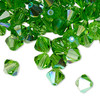 8mm Peridot AB Preciosa Bicone (2pk)