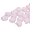 7.5x7.5mm Opal Pink White Luster Ginko Beads (8 Grams)