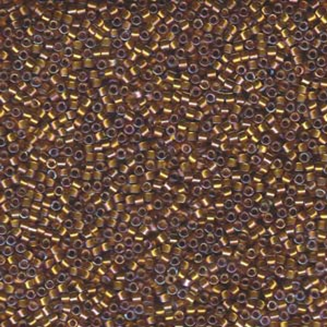 S/L Glazed Dark Saffron AB 11/0 Delica Bead db1691