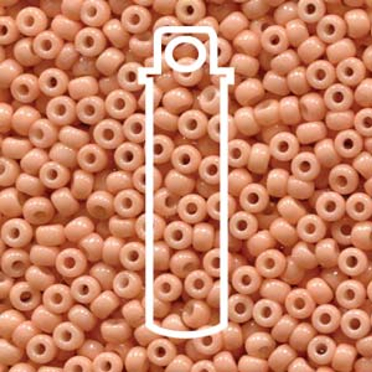 8/0 Duracoat Baby Pink Miyuki Seed Beads (22 Grams) 8-94461