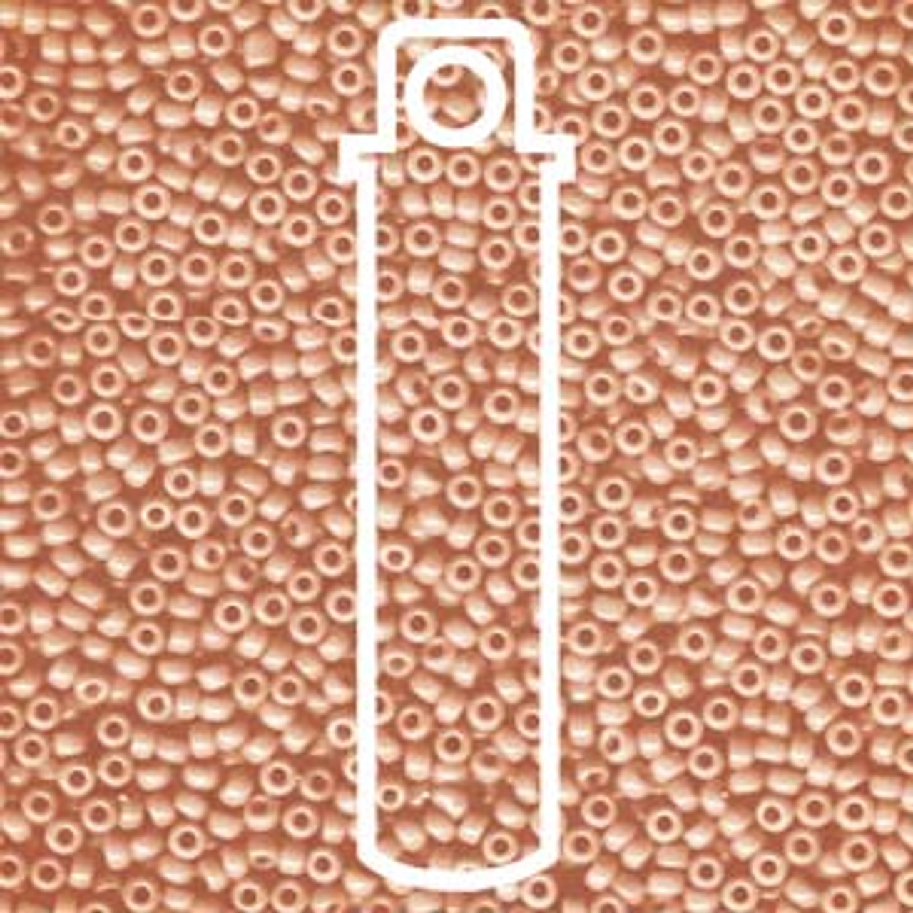 11/0 Semi Matte Opaque Salmon Miyuki Seed Beads (20 Grams) 11-9596