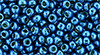 8/0  Galvanized Permafinish Turkish Blue Toho Seed Beads (20 Grams) 08-PF584
