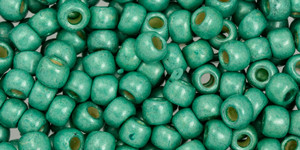 6/0 Permafinish Galvanized Matte Light Teal Toho Seed Beads (20 Grams) 06-PF561F