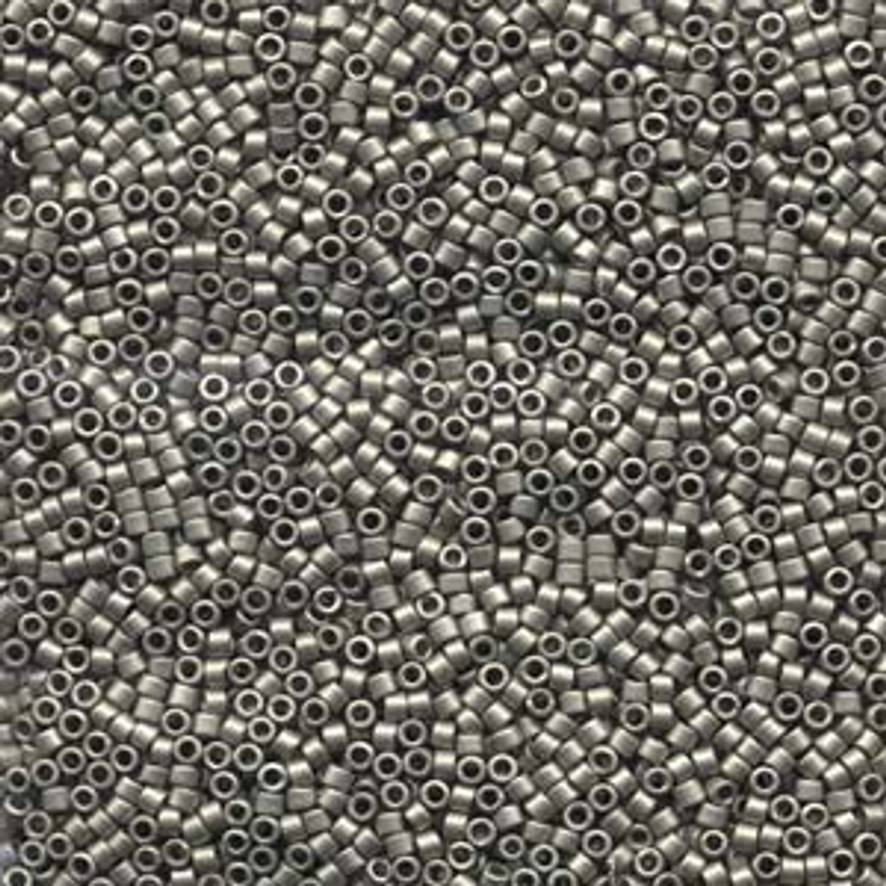 11/0 Matte Nickel Plated Delica (7.2 Grams) DB321