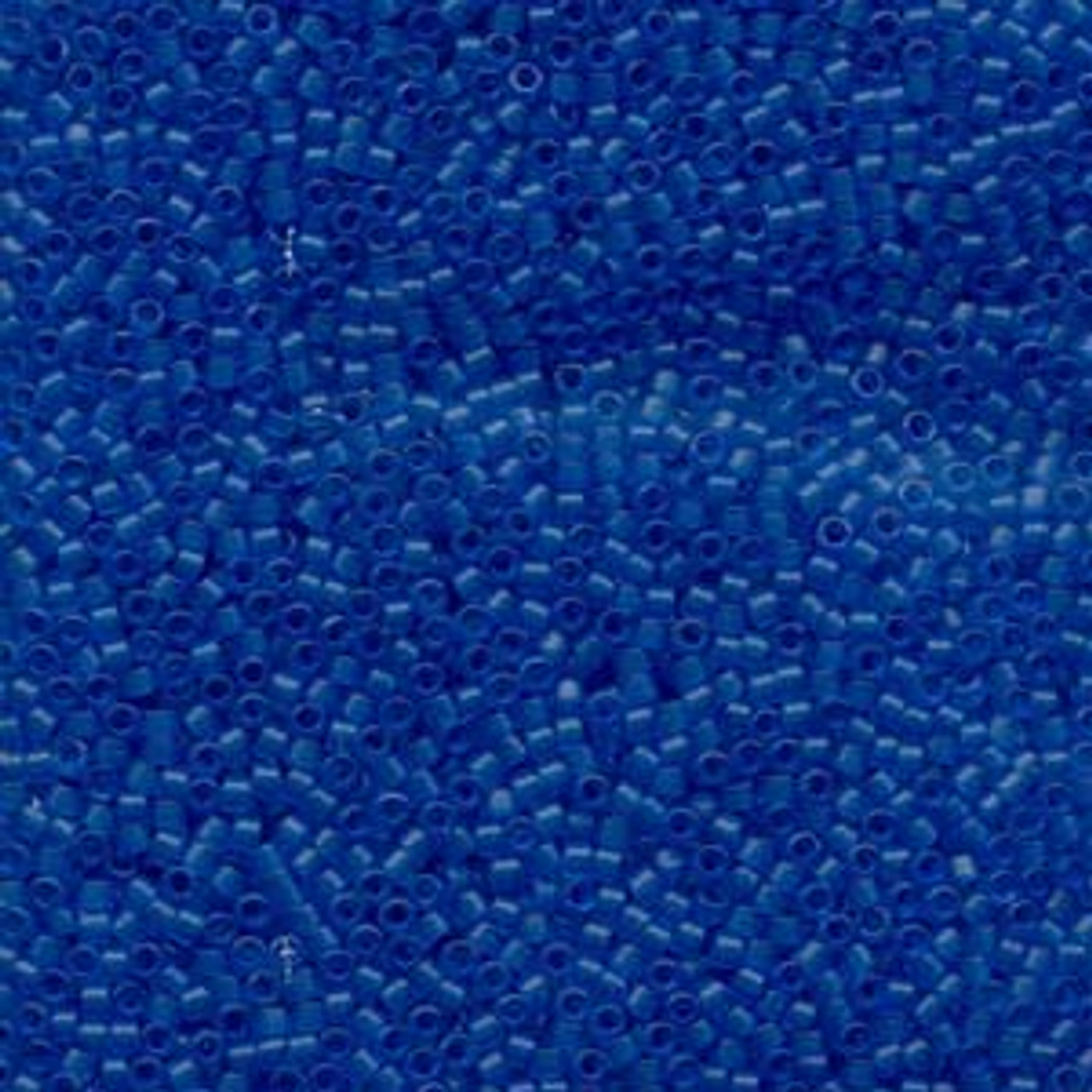 11/0 Matte Transparent Capri Blue Delica (7.2 grams) DB787